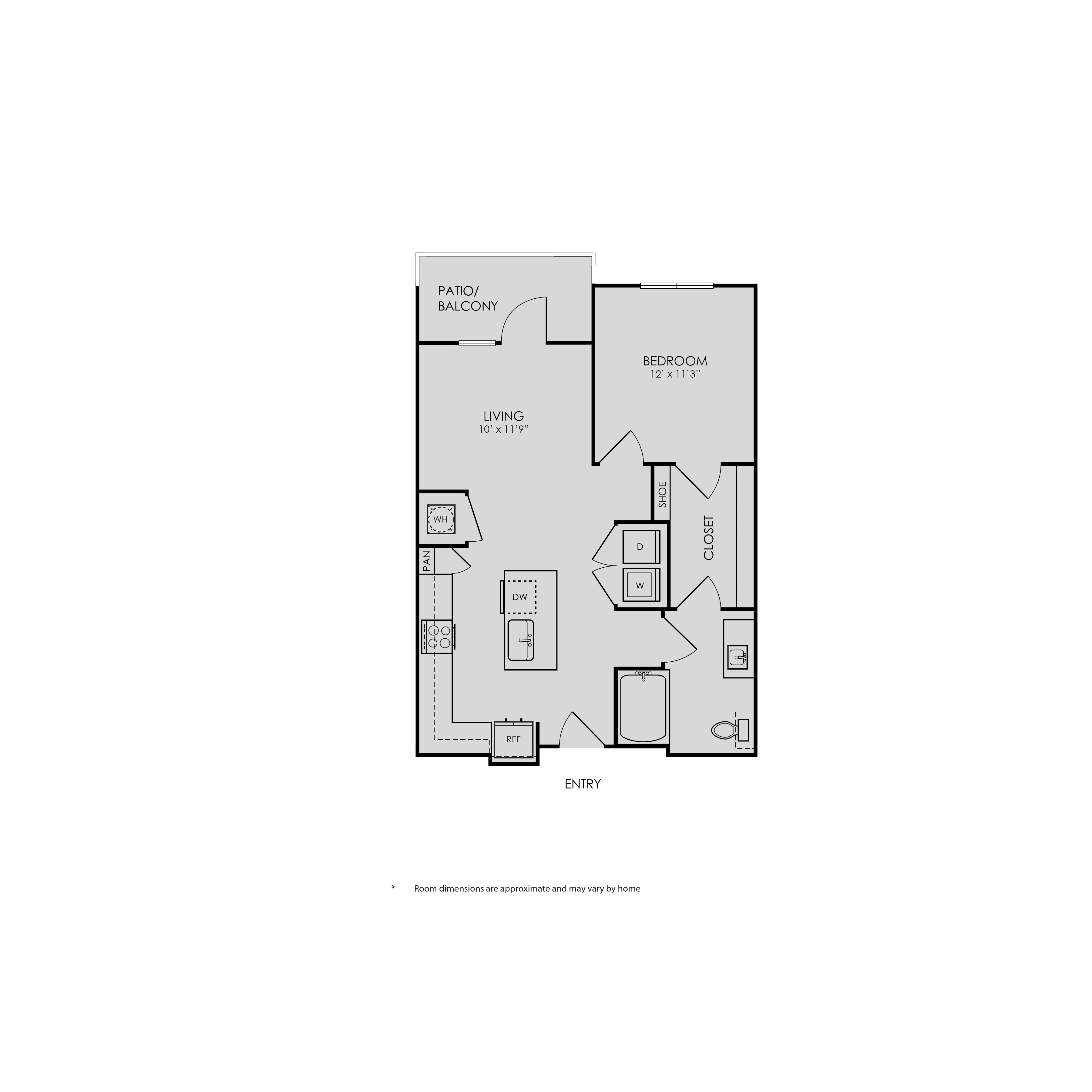Contour at NODA A1A Floorplan