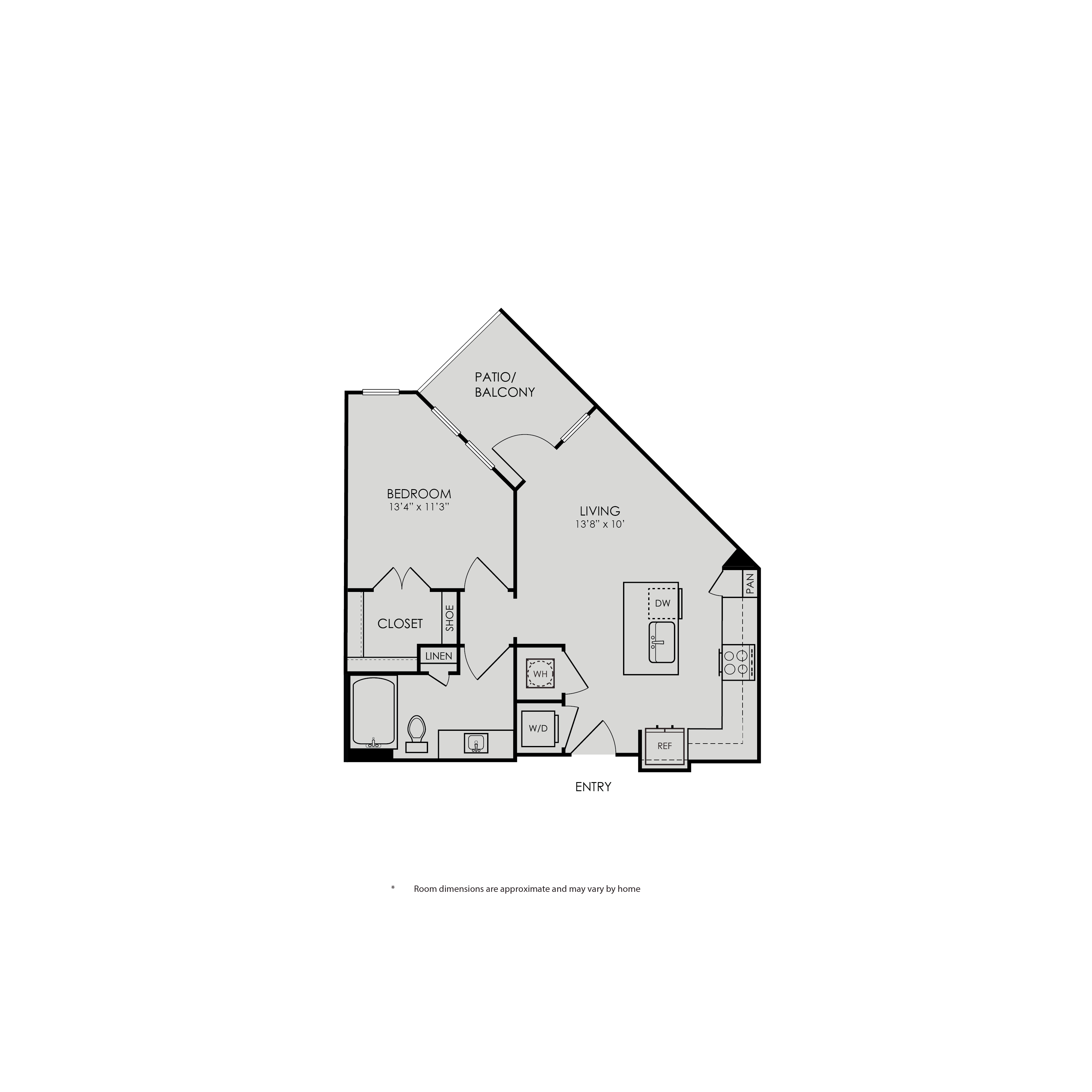 Contour at NODA A2 Floorplan