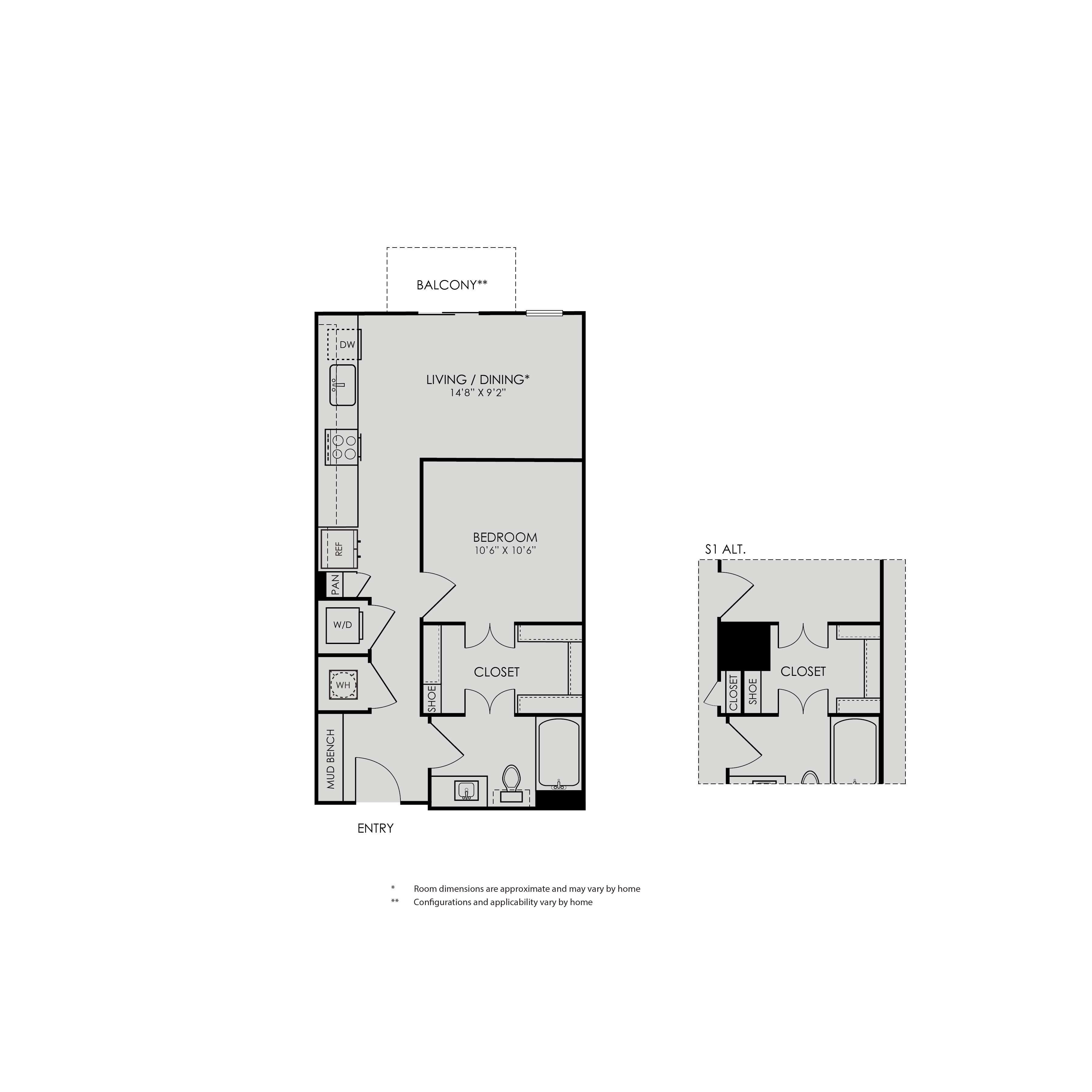 Contour at NODA S1 Floorplan