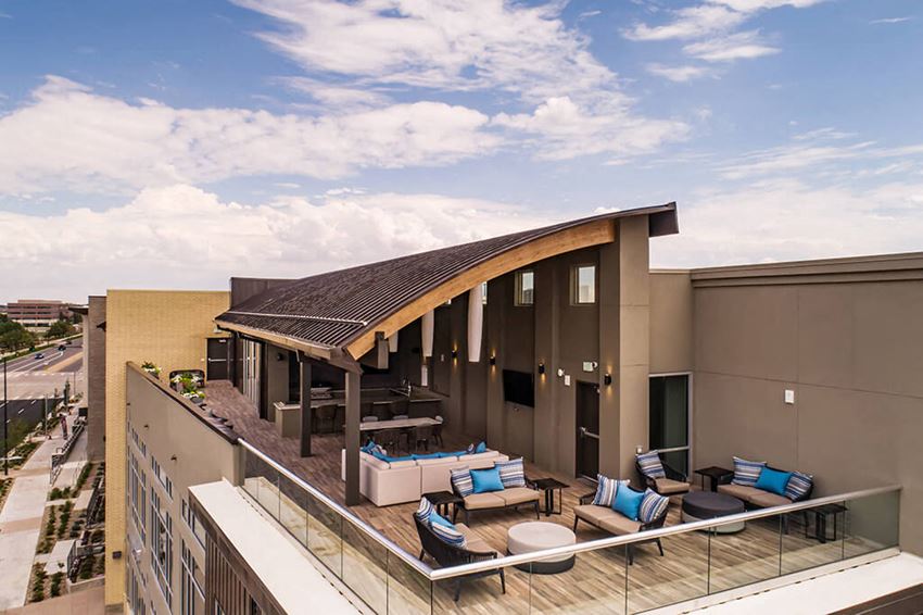 Sky Lounge with Amazing Sunsets Sky Lounge with Amazing Sunsets at Encore at Boulevard One, Denver, Colorado