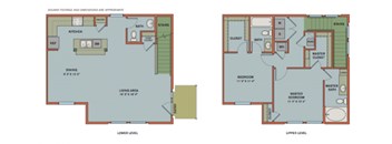E-B1 Floorplan at The Can Plant Residences at Pearl