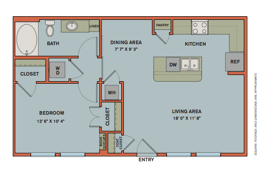 E-A2.1 Floor Plan at The Can Plant Residences at Pearl, San Antonio, TX