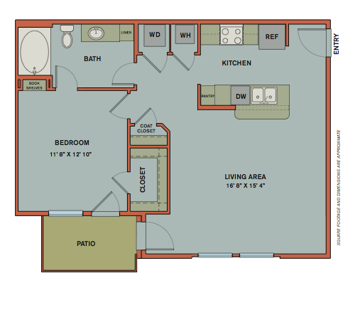 E-A3.2 Floor Plan at The Can Plant Residences at Pearl, Texas