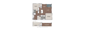 a floor plan of studio apartments at the residences atmask
