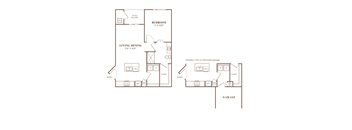 a blueprint of a floor plan of a house