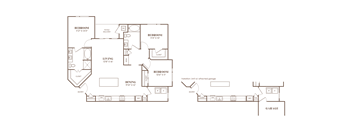 a floor plan of a house with a green background