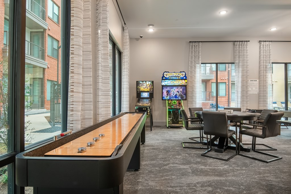 Game Room With Billiards Table And Games