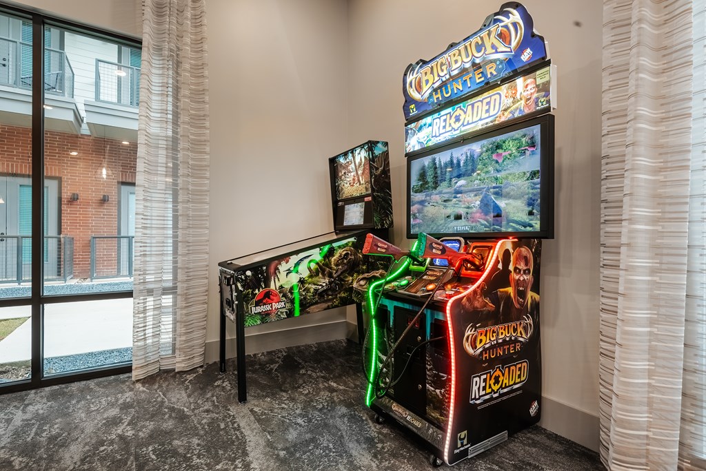 Game Room With Arcade Games