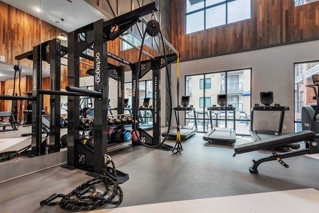 Gym With A Variety Of Equipment