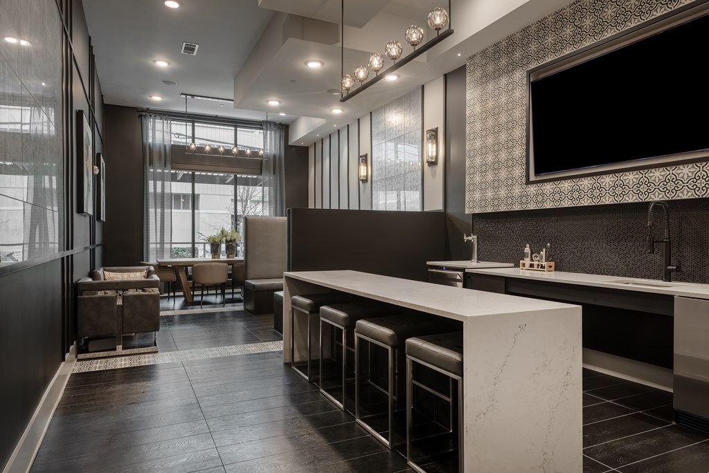 Modern Speakeasy With Bar-style Seating