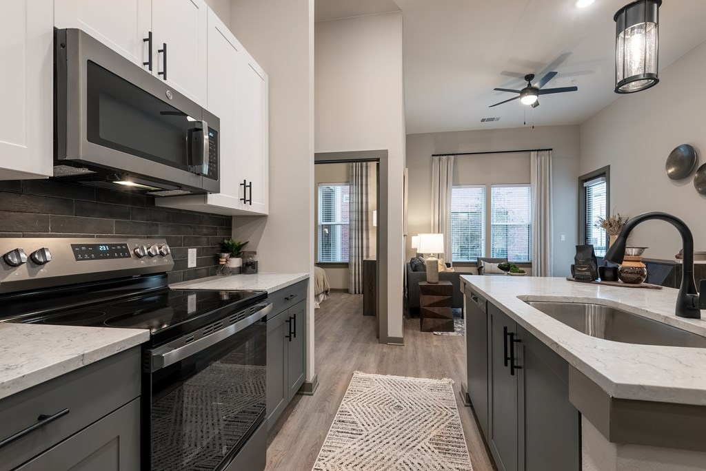 Modern Kitchen With Stainless Steel Appliances