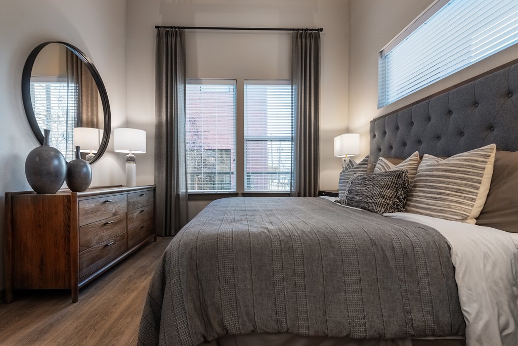 Spacious Bedroom With Large Windows