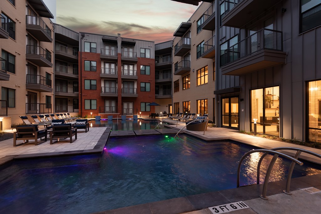 Evening Pool Retreat