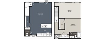 LW2 Floor Plan at Encore at Boulevard One, Denver, CO, 80230