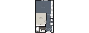S1 Floor Plan at Encore at Boulevard One, Denver