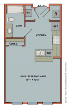 S1 Floorplan at The Can Plant Residences at Pearl
