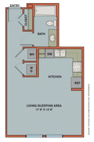 S2 Floorplan at The Can Plant Residences at Pearl