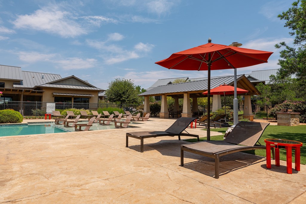 our apartments showcase a swimming pool