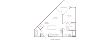 a diagram of the layout of a house with a blueprint of the floors and walls