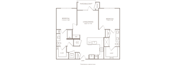 a diagram of a floor plan of a house