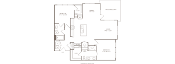 a blueprint of a floor plan of a house  schematic drawing