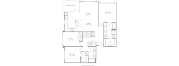 a blueprint of a floor plan of a home