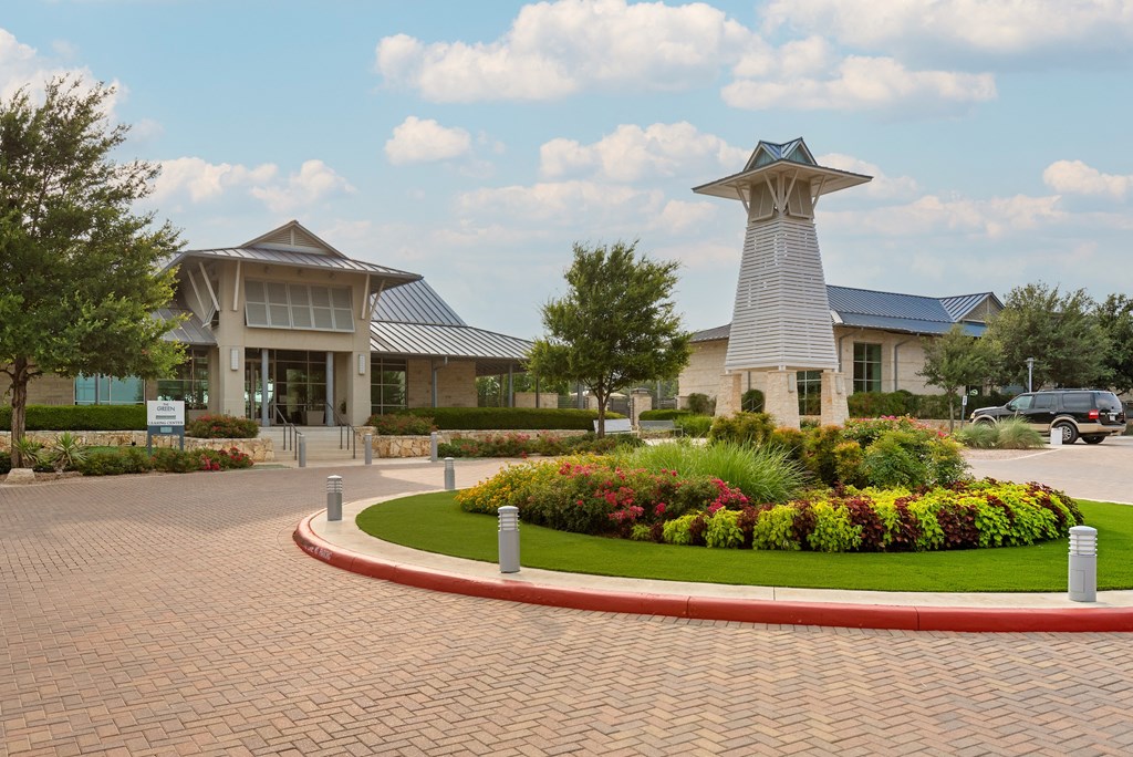 a large building with a tower on top of it