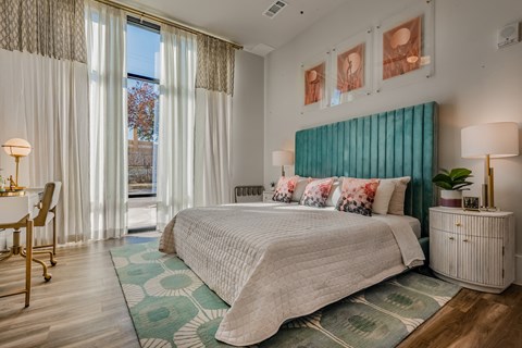 Apartment Bedroom at Tin Top at the Creamery