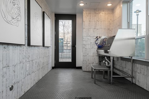 Pet Wash Station at Tin Top at the Creamery