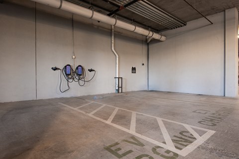 Electric Vehicle Charging at Tin Top at the Creamery Apartments