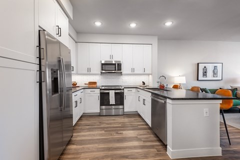 Apartment Kitchen at Tin Top at the Creamery