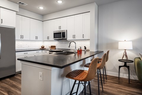 Apartment Kitchen at Tin Top at the Creamery