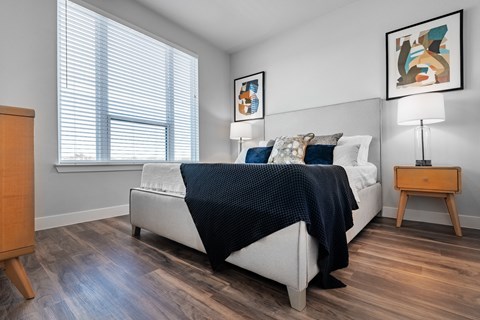 Apartment Bedroom at Tin Top at the Creamery