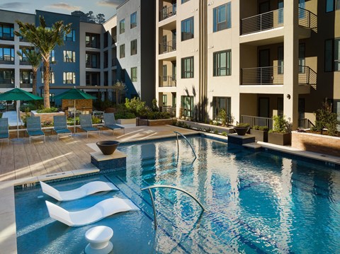 Pool at Tin Top at the Creamery Apartments