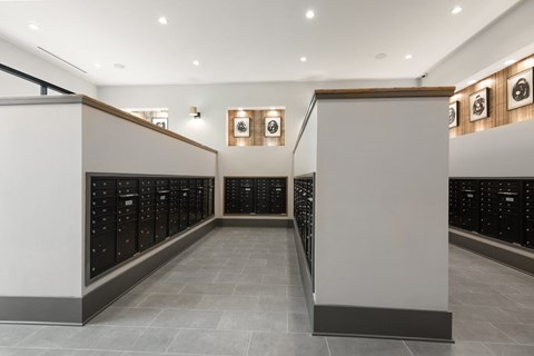 a view of the wine cellar from the stairs