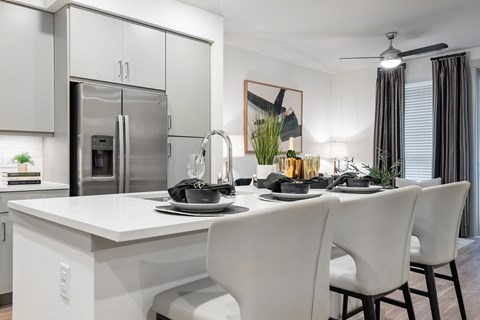 Apartment Kitchen at Tin Top at the Creamery