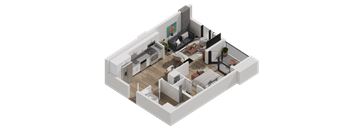 52 TEN E1 Studio Floorplan