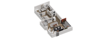52 TEN E3 Studio Floorplan