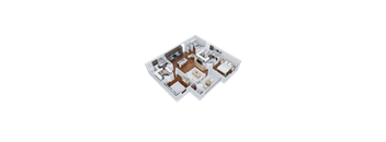 Two Bedroom, Two Bath