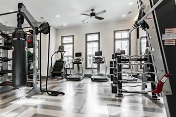 Fitness Center With Updated Equipment at Retreat at Ironhorse, Franklin, 37069