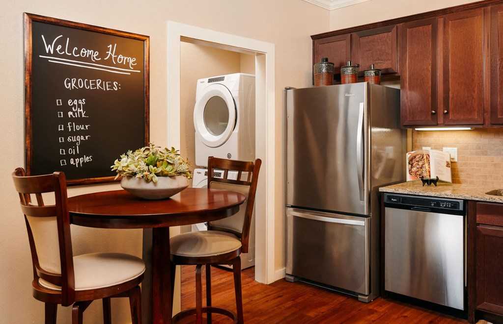 Washer and Dryer Provided