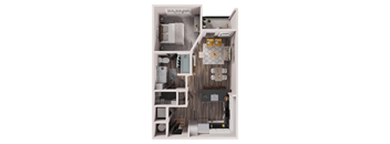 a 1 bedroom floor plan | apartments in garland tx