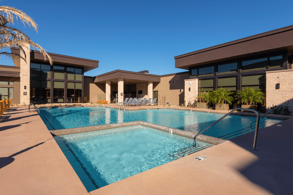 the pool at escape at arrowhead's apartments in glendale, az
