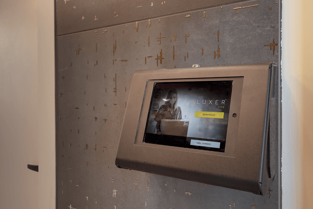 a urinal with a picture of a woman on it