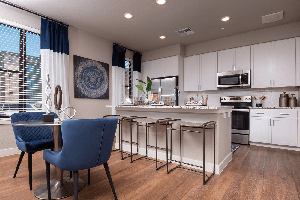kitchen area of an apartment at escape at arrowhead