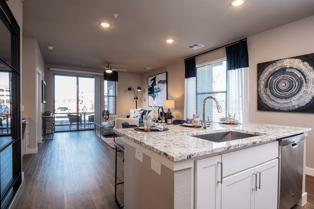 Kitchen Area at Escape at Arrowhead's Apartments in Glendale, AZ