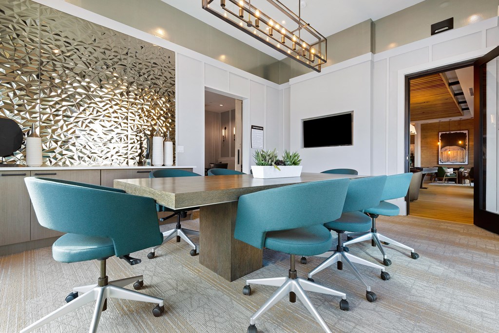 conference room at ironridge apartments