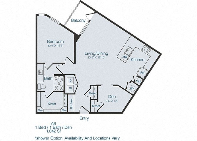 A6 1Bed_1Bath A6 1Bed_1Bath at Domain at The Gate, Frisco, 75034