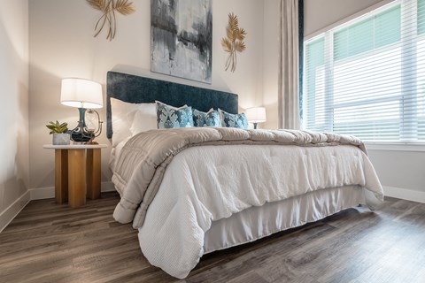 Apartment Bedroom at Tin Top at the Creamery