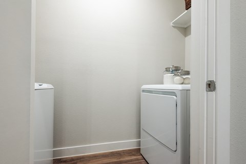 In Unit Washer and Dryer at Tin Top at the Creamery Apartments